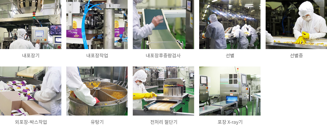 식품 사업부 설비